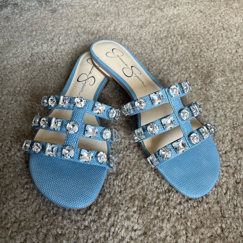 Light blue Jessica Simpson sandals